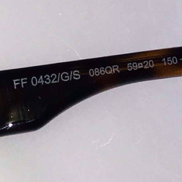 FENDI OVERSIZE SUNGLASSES FF0432GS 086QR DARK HAVANA/GOLD - Picture 12 of 13